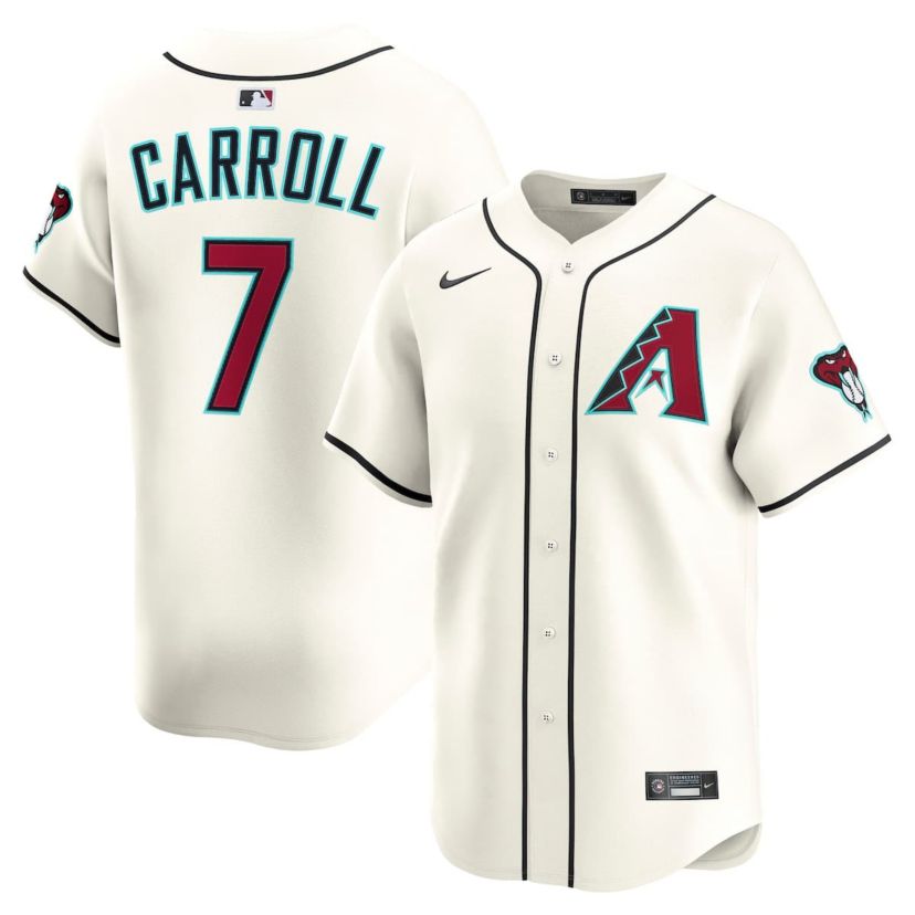 MLB Nike Corbin Carroll Arizona Diamondbacks Home Limited Player Jersey