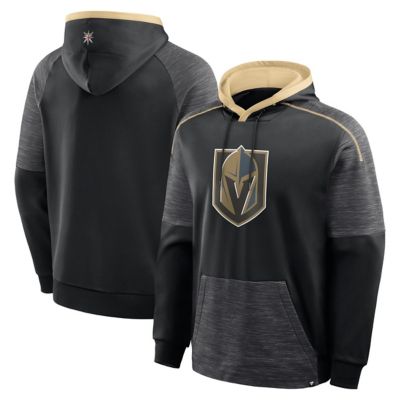Men's NHL Fanatics Vegas Golden Knights Goaltender Defender Raglan Pullover Hoodie