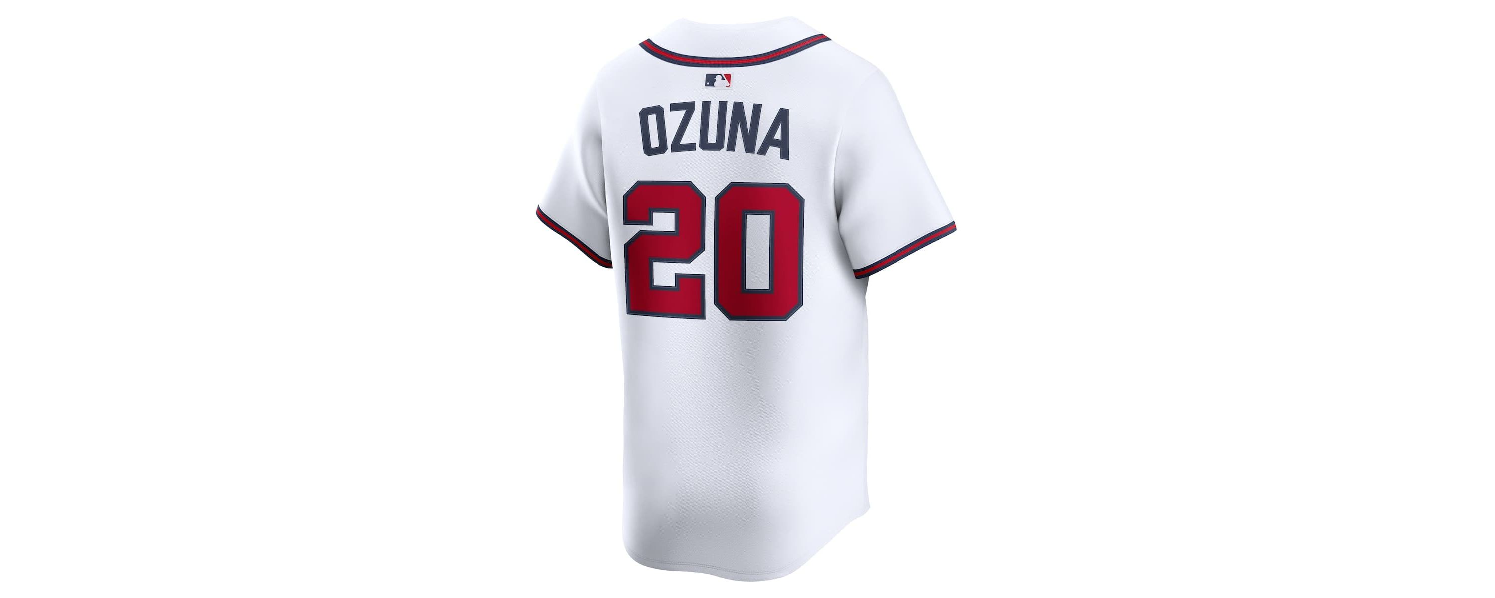 MLB Nike Marcell Ozuna Atlanta Braves Home Limited Player Jersey