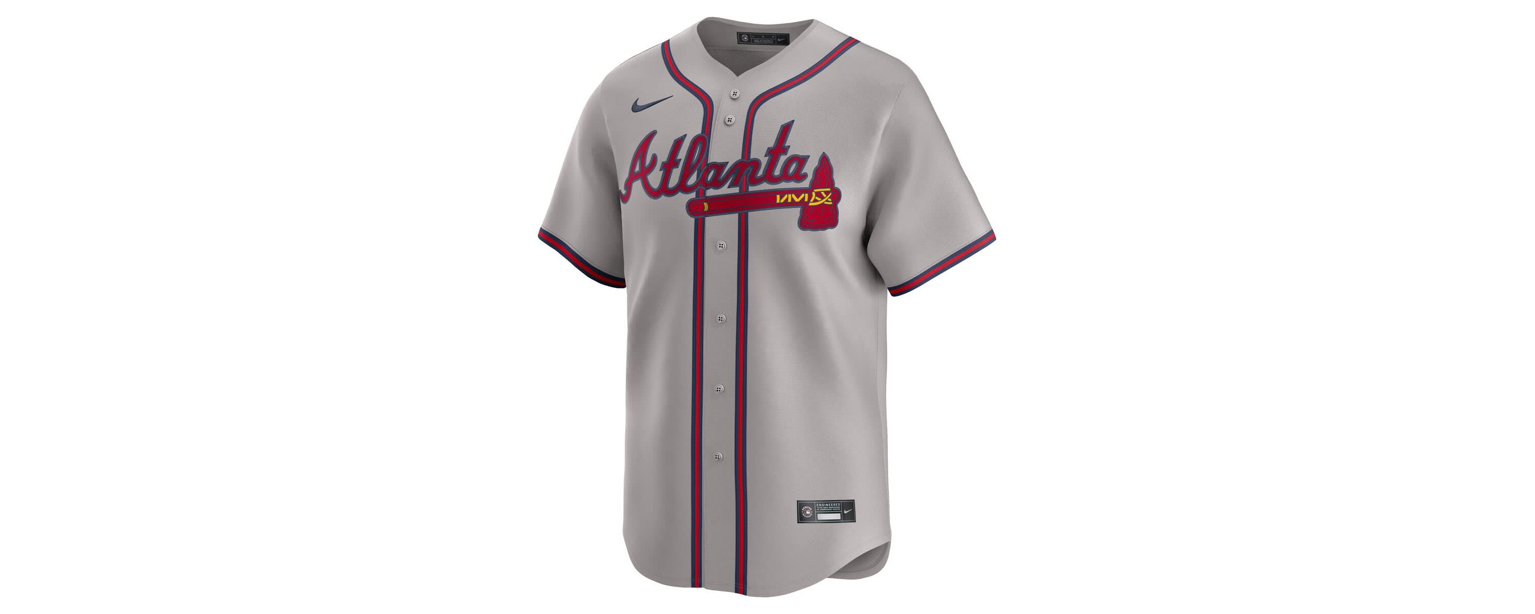 MLB Nike Matt Olson Atlanta Braves Road Limited Player Jersey