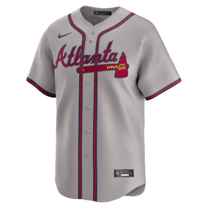 MLB Nike Matt Olson Atlanta Braves Road Limited Player Jersey