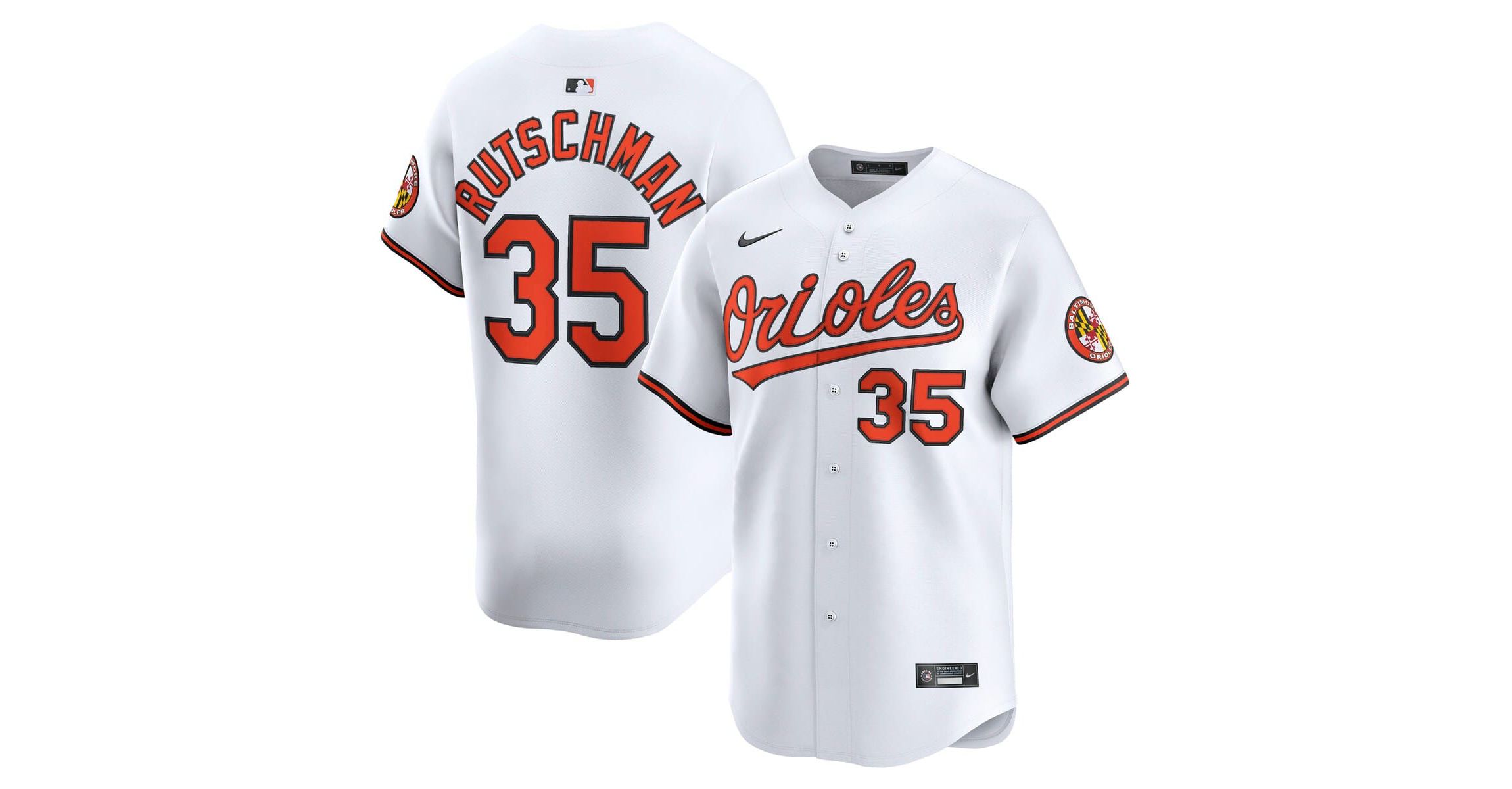 MLB Nike Adley Rutschman Baltimore Orioles Home Limited Player Jersey