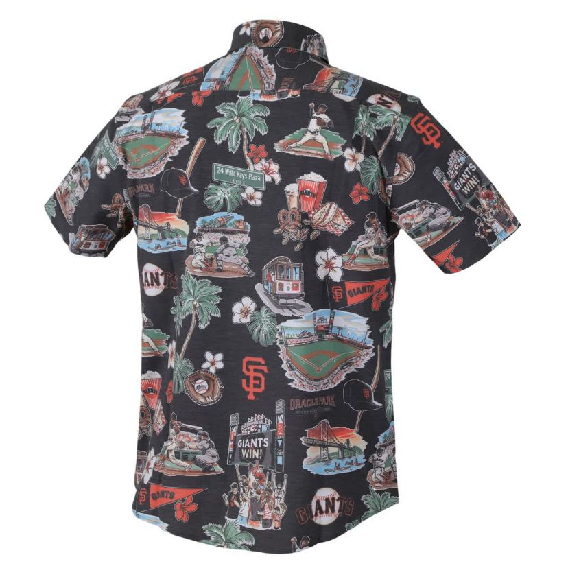 MLB San Francisco Giants Scenic Tri-Blend Performance Button-Up Top