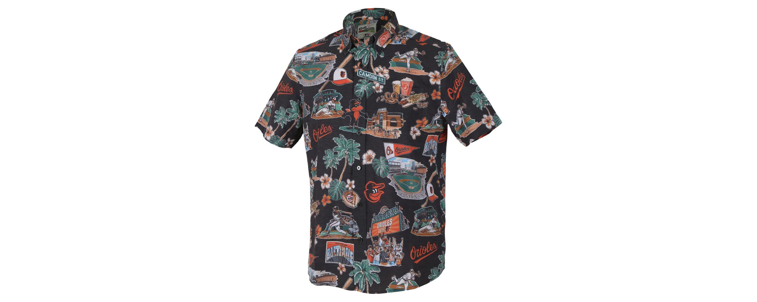 MLB Baltimore Orioles Scenic Tri-Blend Button-Down Shirt