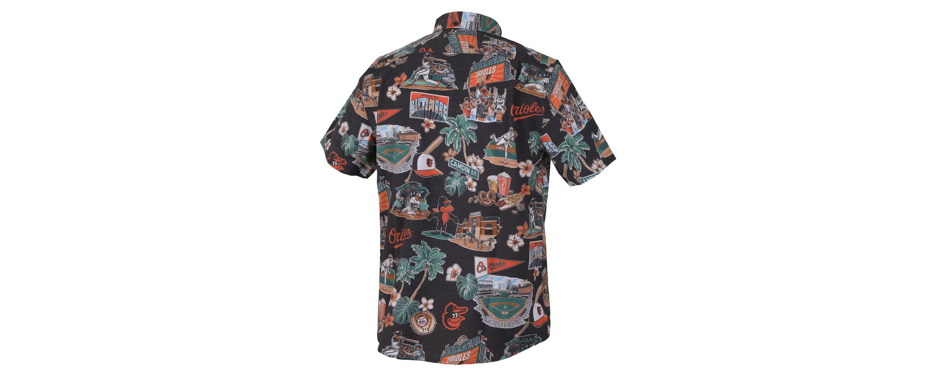 MLB Baltimore Orioles Scenic Tri-Blend Button-Down Shirt