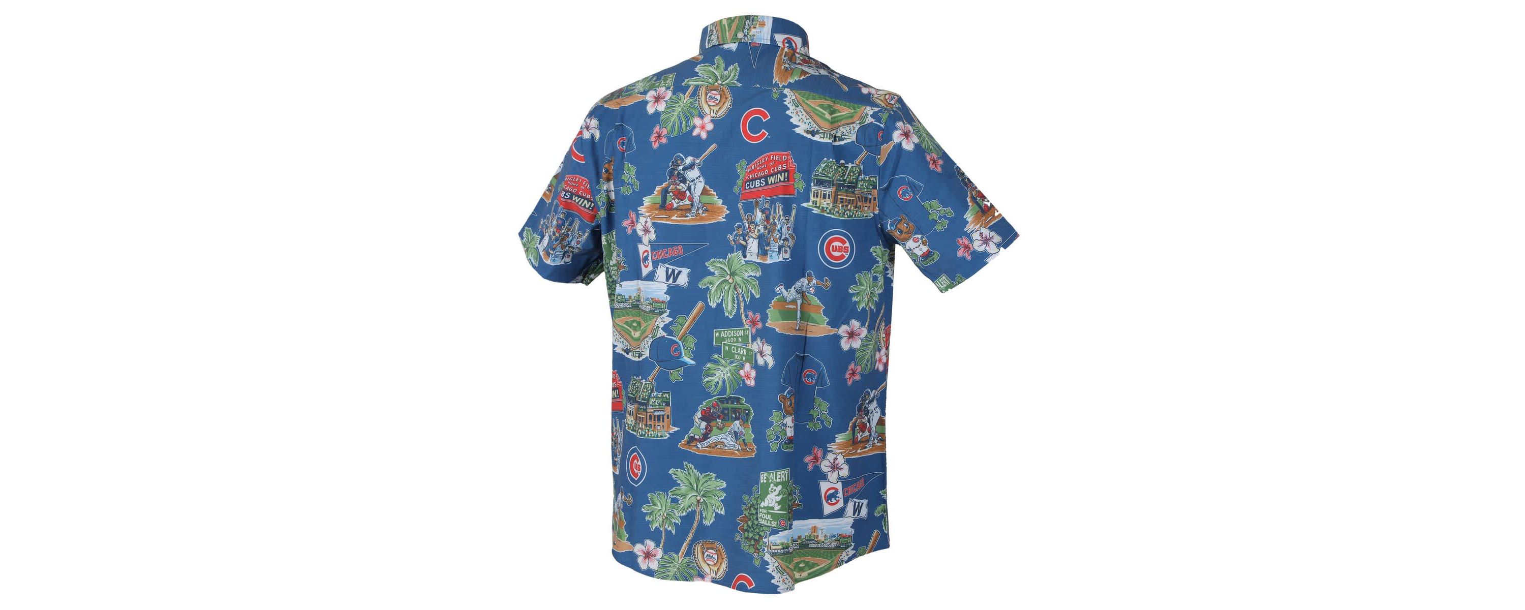 MLB Chicago Cubs Scenic Tri-Blend Button-Down Shirt