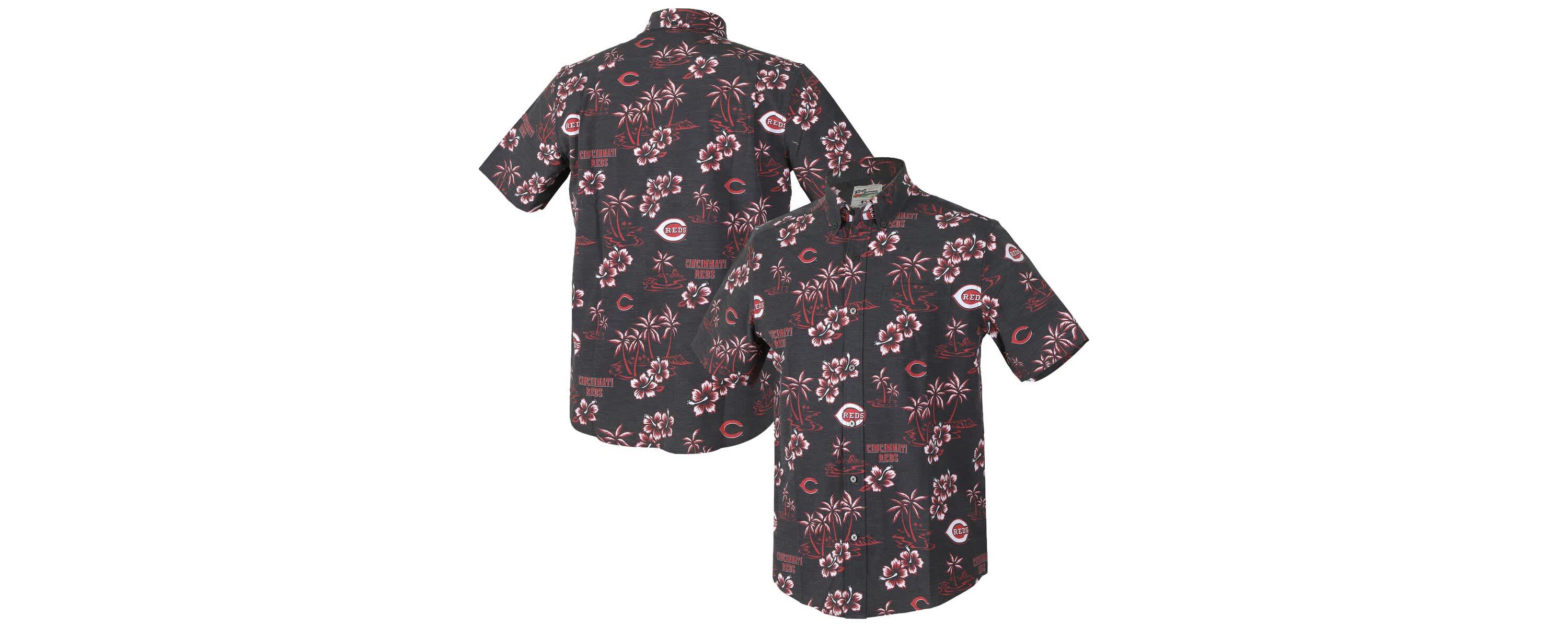 MLB Cincinnati Reds Kekai Performance Button-Up Top