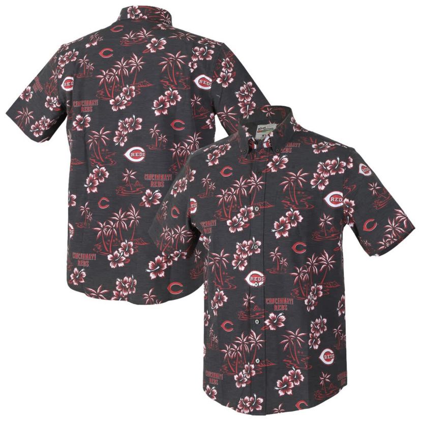 MLB Cincinnati Reds Kekai Performance Button-Up Top