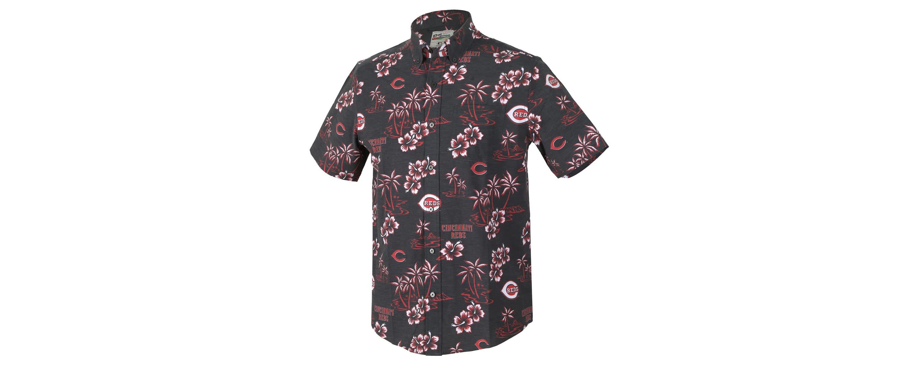 MLB Cincinnati Reds Kekai Performance Button-Up Top
