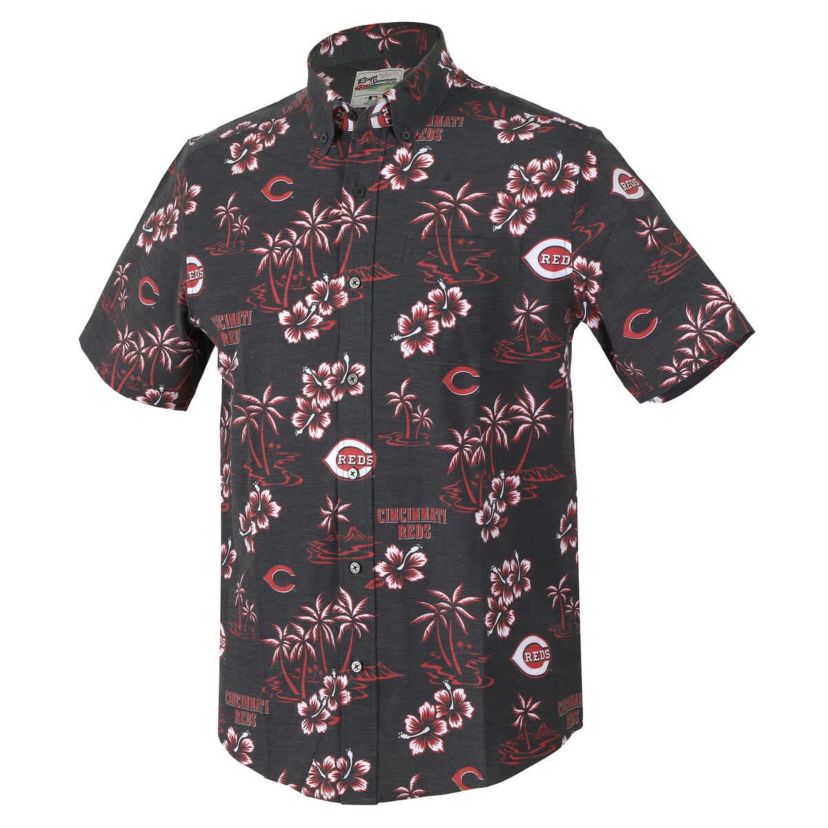 MLB Cincinnati Reds Kekai Performance Button-Up Top