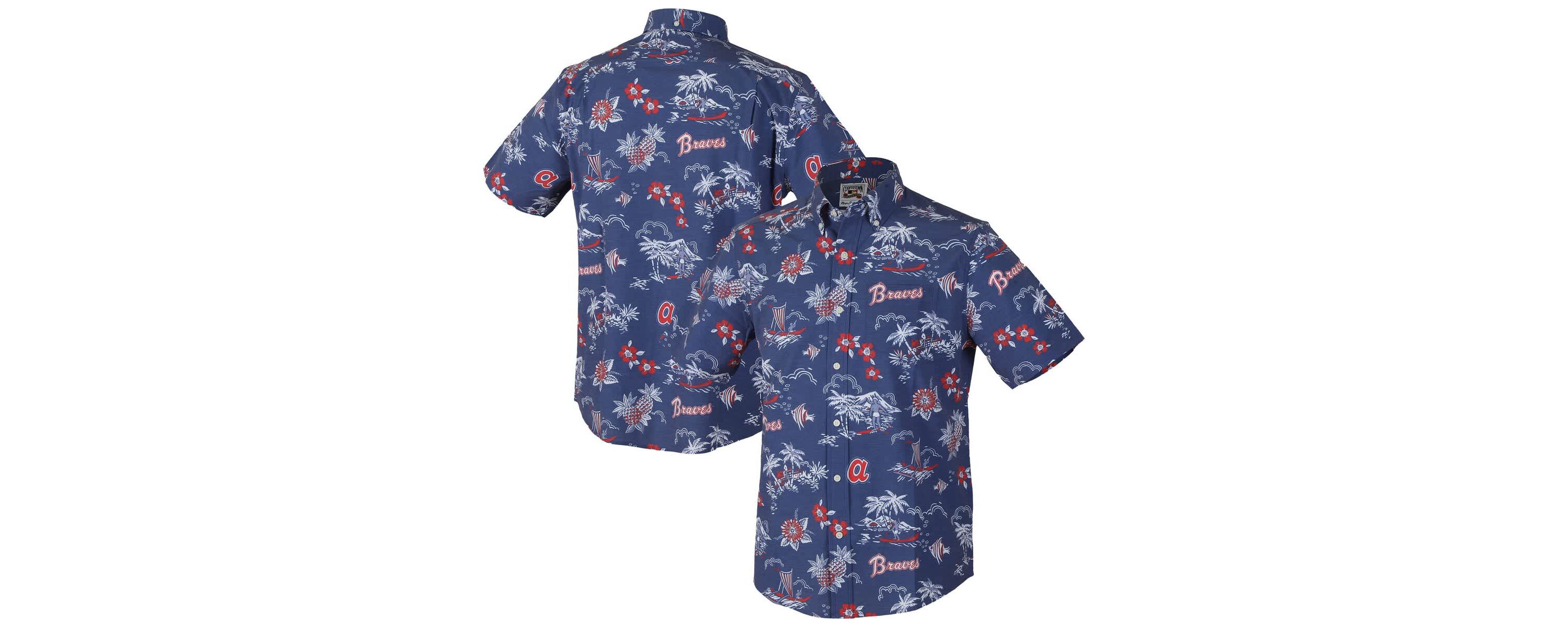 Reyn Spooner MLB Atlanta Braves Kekai Button-Down Shirt | Belk