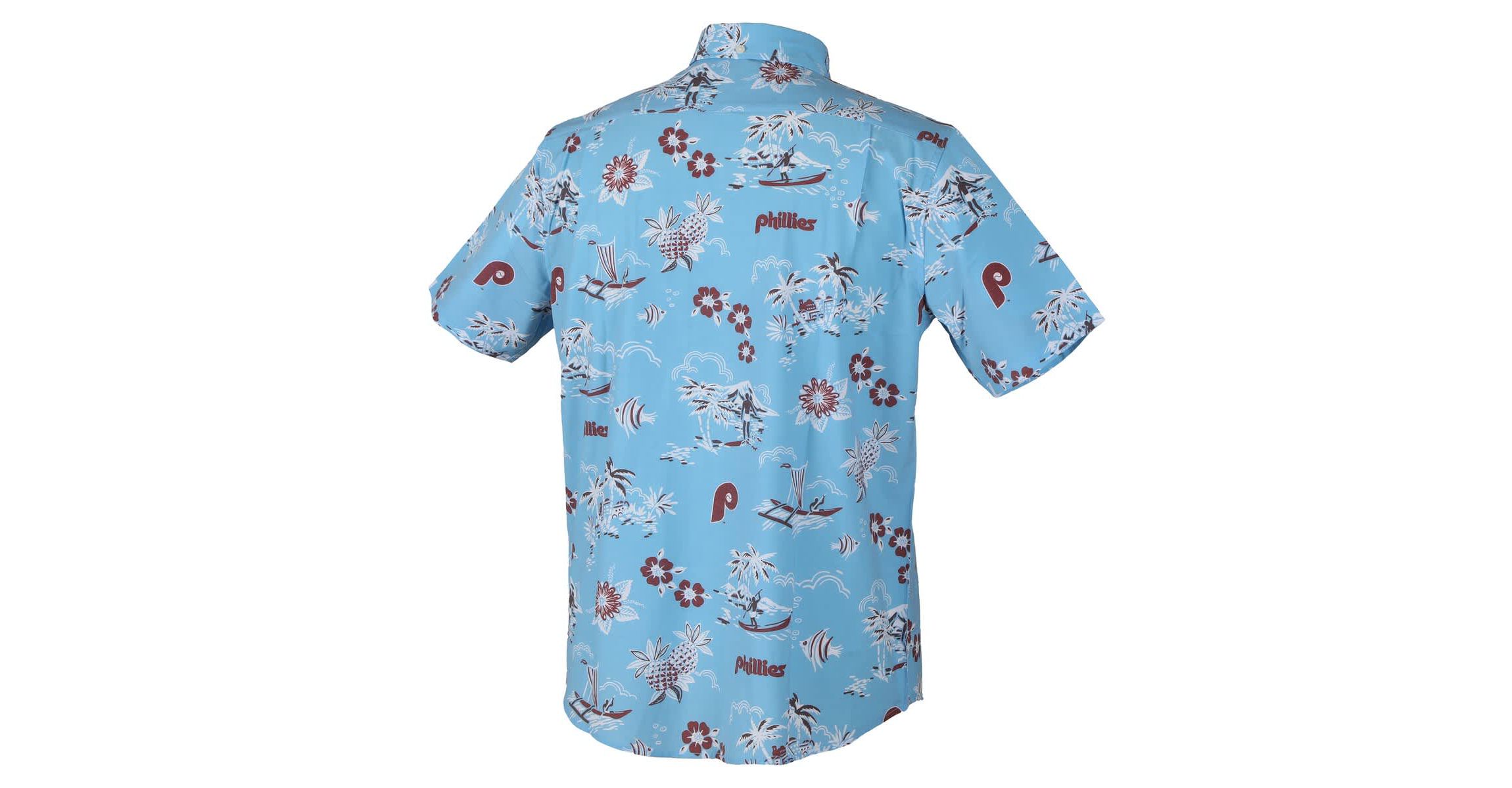 MLB Light Philadelphia Phillies Kekai Button-Down Shirt