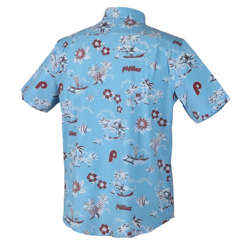 MLB Light Philadelphia Phillies Kekai Button-Down Shirt