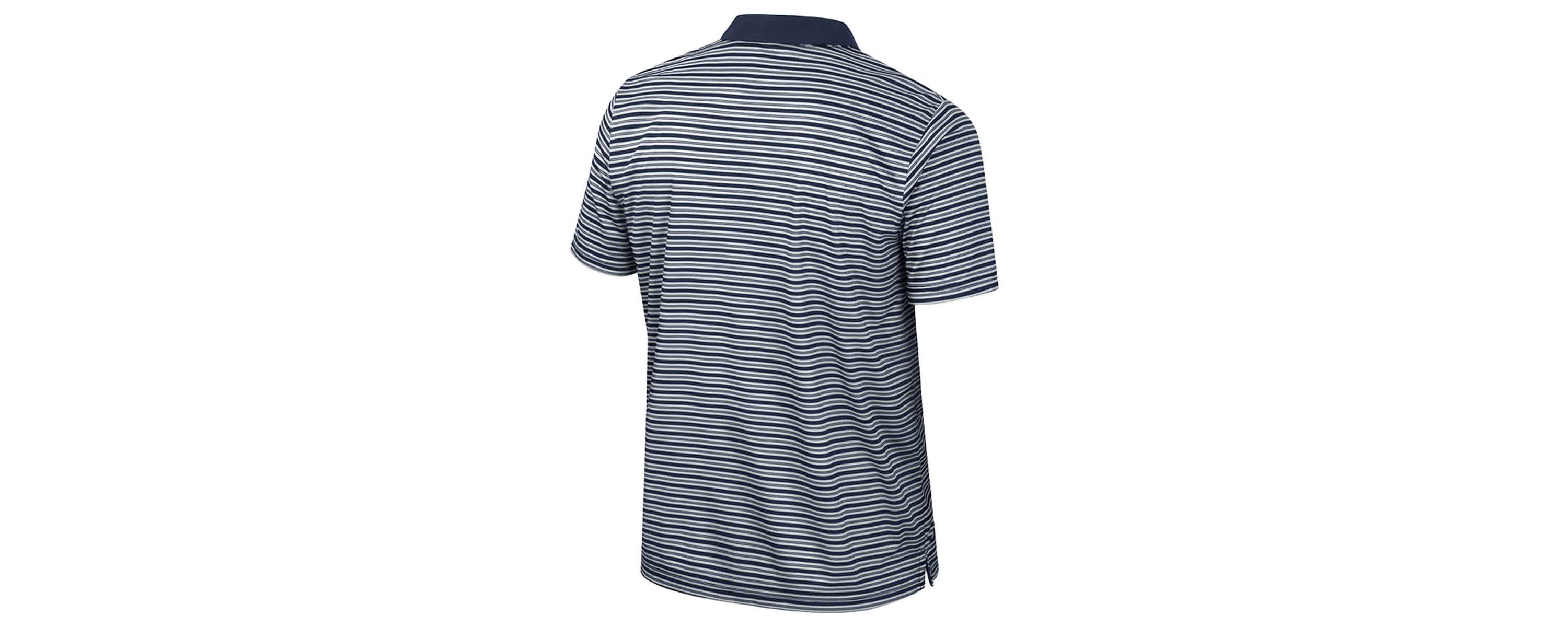 NCAA Michigan Wolverines Striped Polo