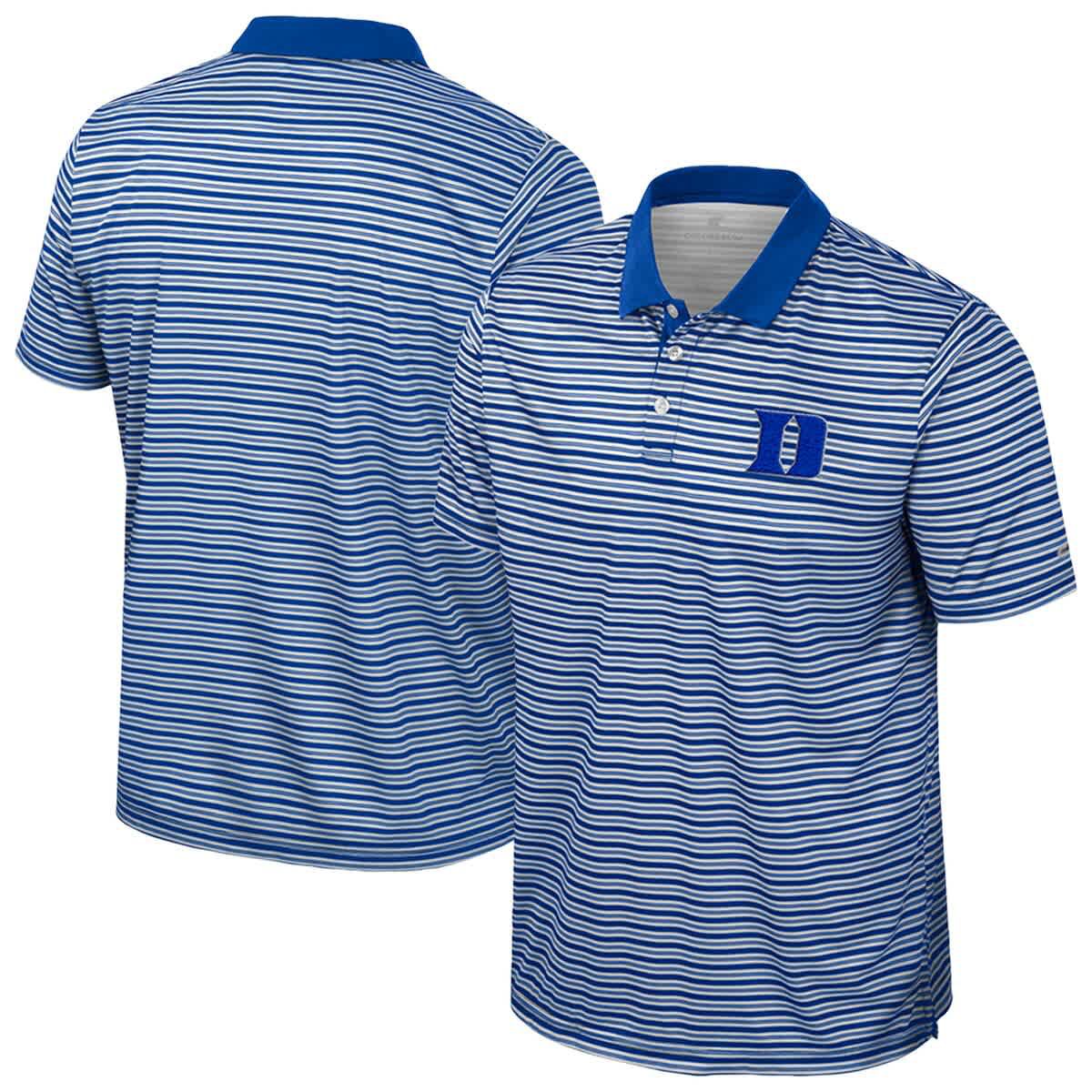 Duke Blue Devils NCAA Duke Devils Striped Polo