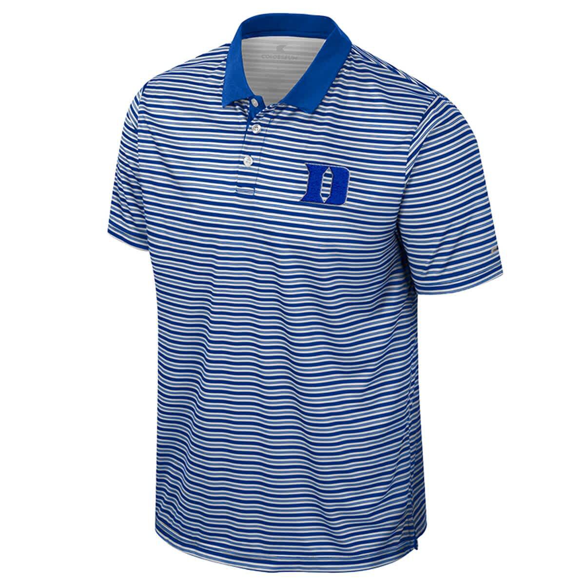 Duke Blue Devils NCAA Duke Devils Striped Polo
