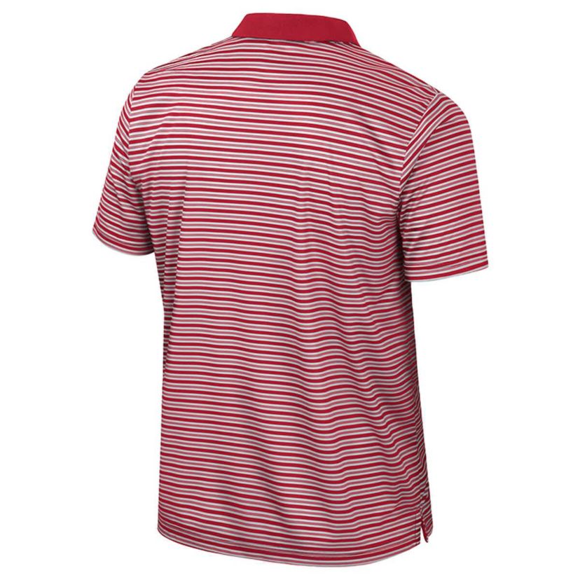 NCAA Arkansas Razorbacks Striped Polo