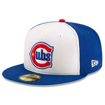 New Era Men's MLB White/Royal Chicago Cubs Alternate Authentic Collection On-Field 59FIFTY Fitted Hat