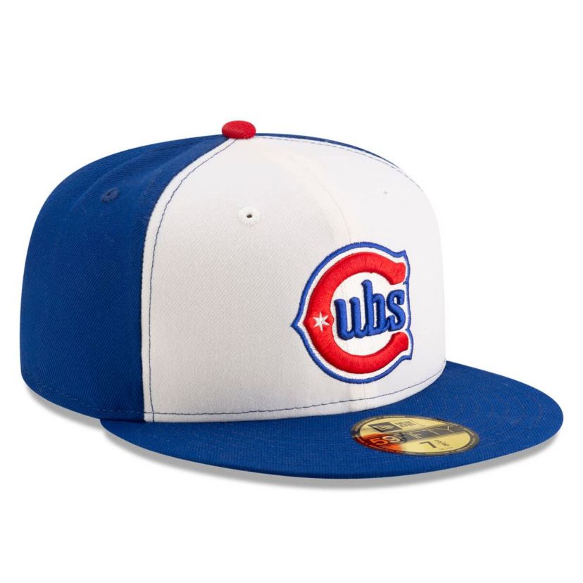 MLB White/Royal Chicago Cubs Alternate Authentic Collection On-Field 59FIFTY Fitted Hat