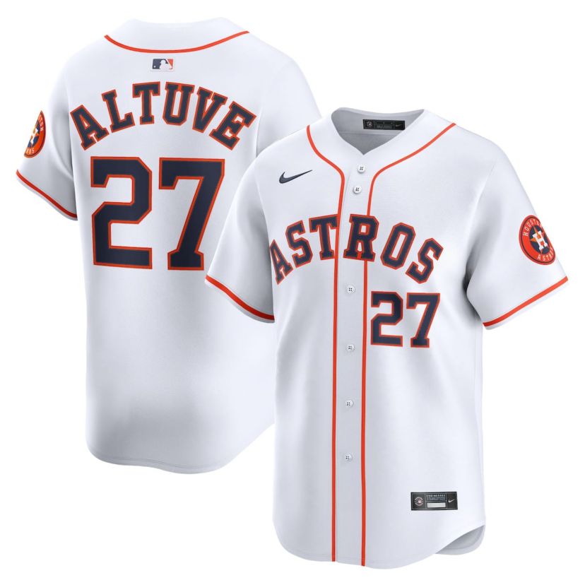 MLB Nike Jose Altuve Houston Astros Home Limited Player Jersey