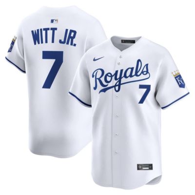 Men's MLB Nike Bobby Witt Jr. Kansas City Royals Home Limited Player Jersey