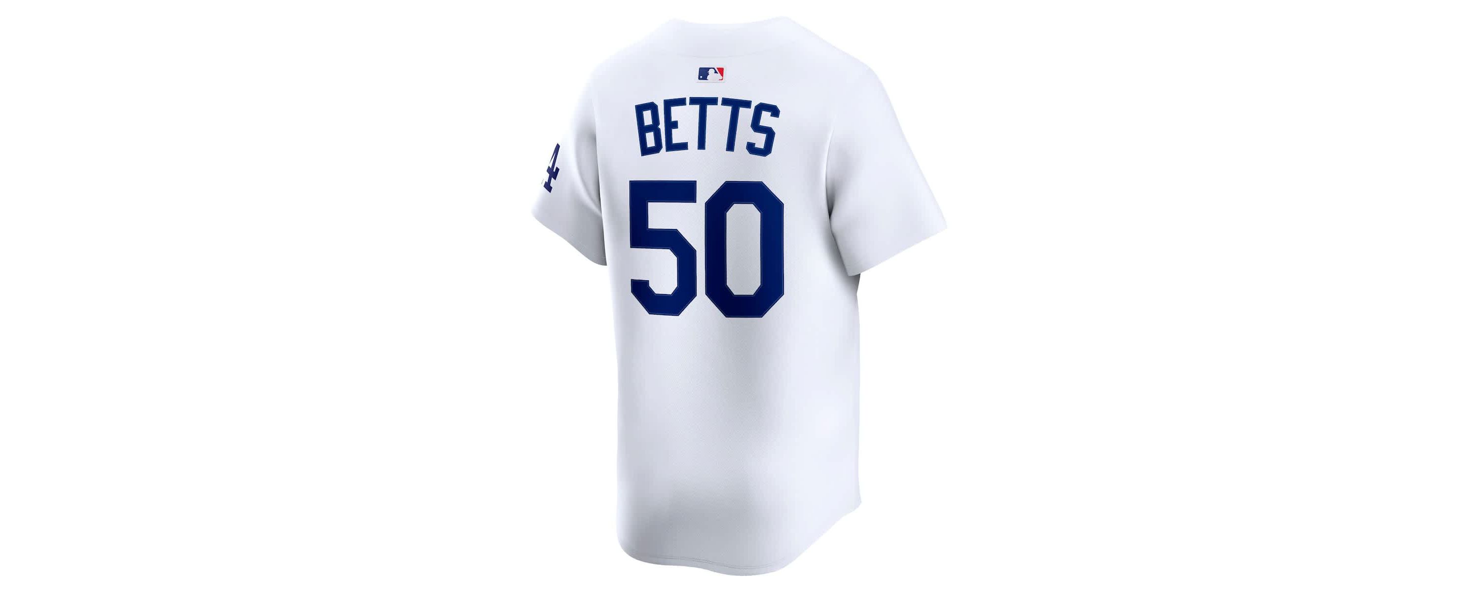 MLB Nike Mookie Betts Los Angeles Dodgers Home Limited Player Jersey