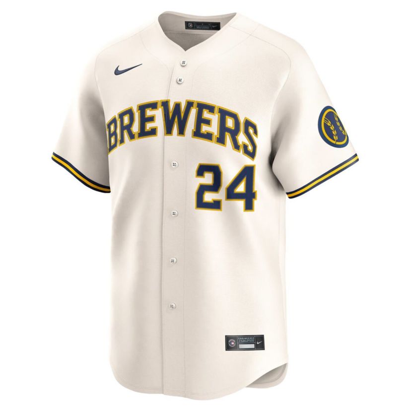 MLB Nike William Contreras Milwaukee Brewers Home Limited Player Jersey