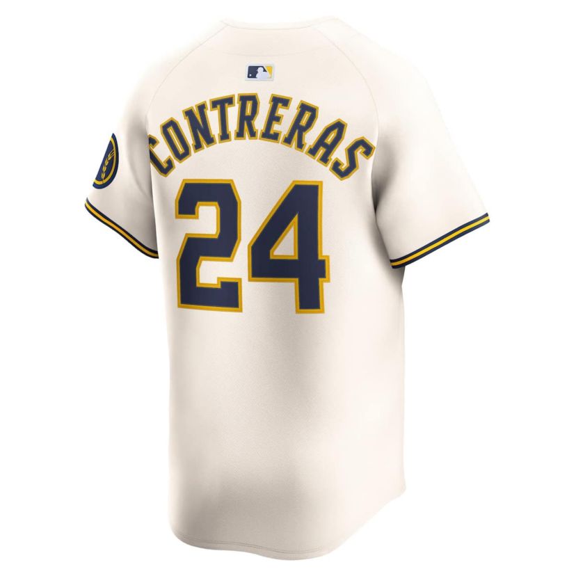MLB Nike William Contreras Milwaukee Brewers Home Limited Player Jersey