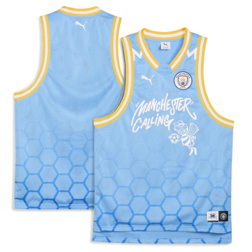 Premier League Light Manchester City 2025 FIFA Club World Cup dryCELL Basketball Jersey