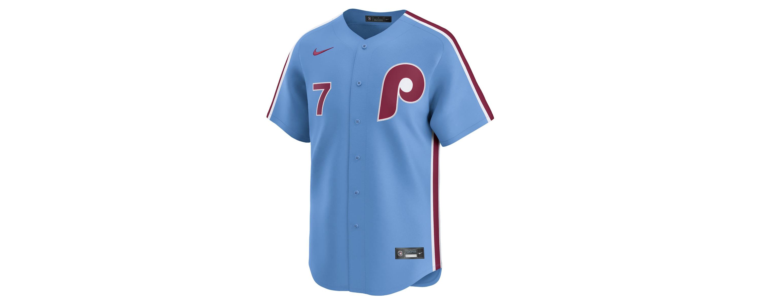 MLB Nike Trea Turner Light Philadelphia Phillies Alternate Limited Player Jersey
