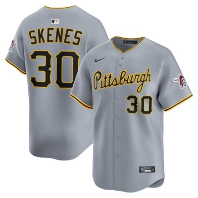 Men's MLB Nike Paul Skenes Pittsburgh Pirates Road Limited Player Jersey