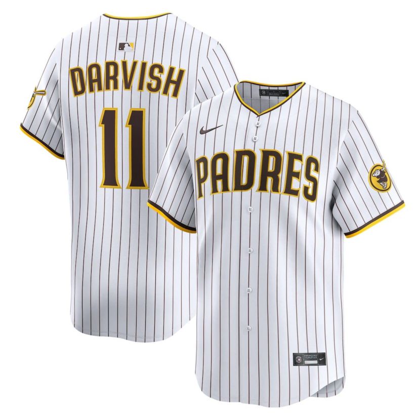 MLB Nike Yu Darvish San Diego Padres Home Limited Player Jersey