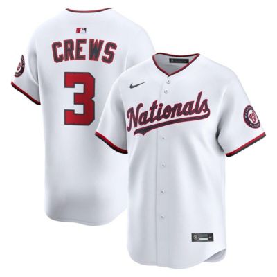 Men's MLB Nike Dylan Crews Washington Nationals Home Limited Player Jersey