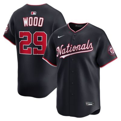 Men's MLB Nike James Wood Washington Nationals Alternate Limited Player Jersey