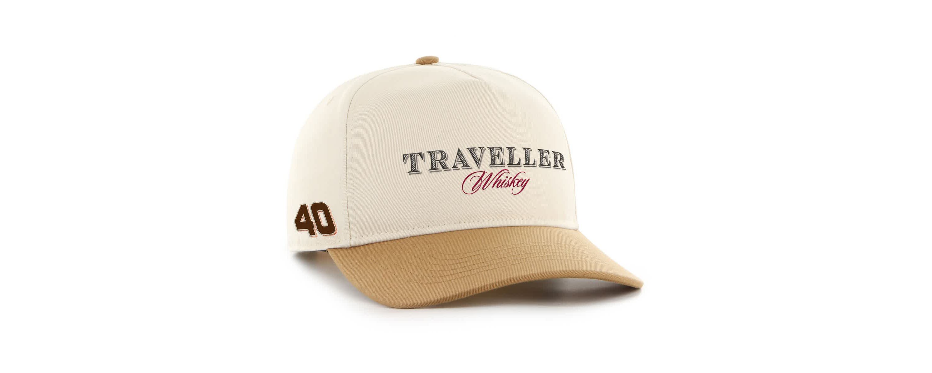 NASCAR Cream/Tan Justin Allgaier Traveller Whiskey Triple Hit Hitch Adjustable Hat