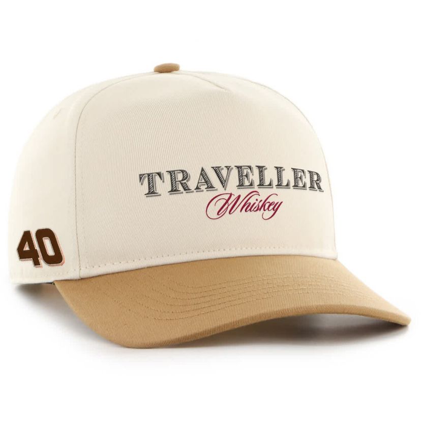 NASCAR Cream/Tan Justin Allgaier Traveller Whiskey Triple Hit Hitch Adjustable Hat