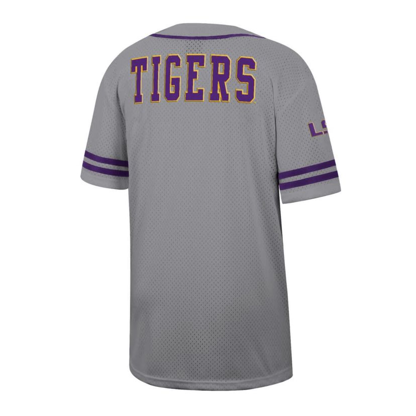 NCAA LSU Tigers Free Spirited Baseball Jersey