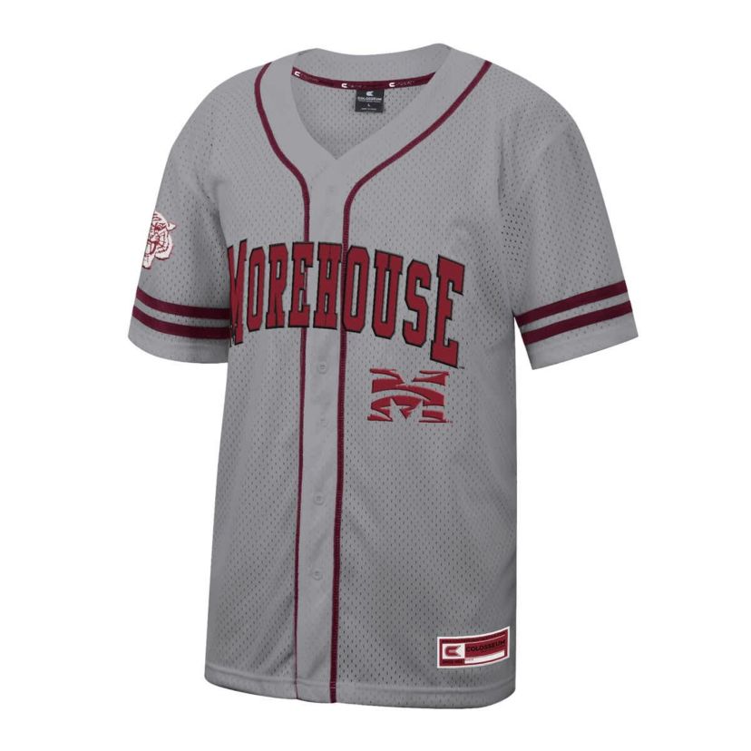 Morehouse Maroon Tigers NCAA Morehouse Tigers Free Spirited Baseball Jersey