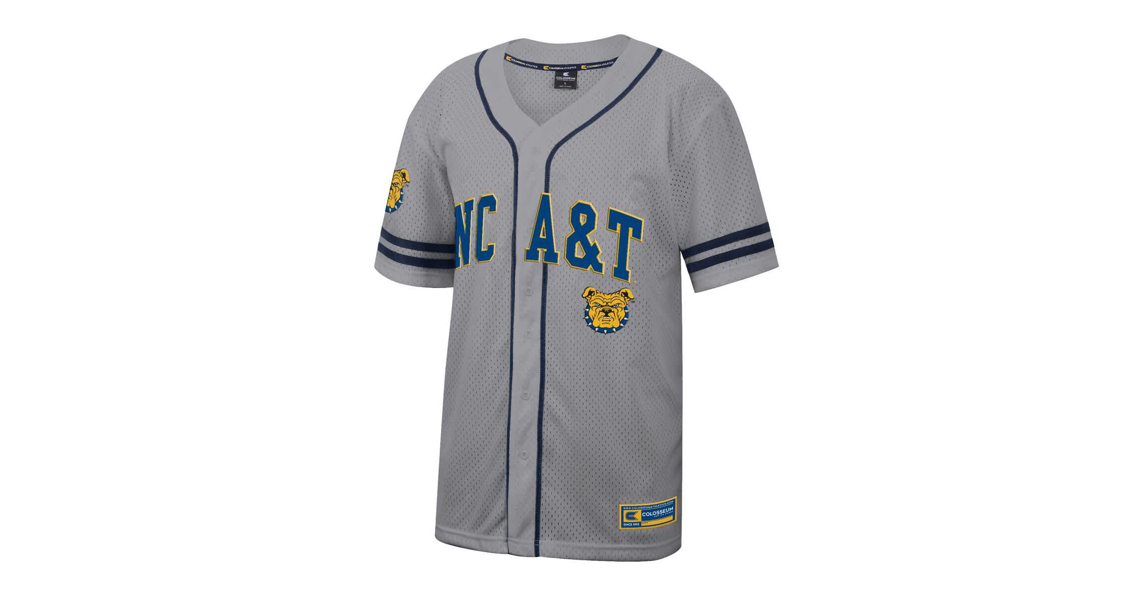 NC A&T Aggies NCAA North Carolina A&T Aggies Free Spirited Baseball Jersey