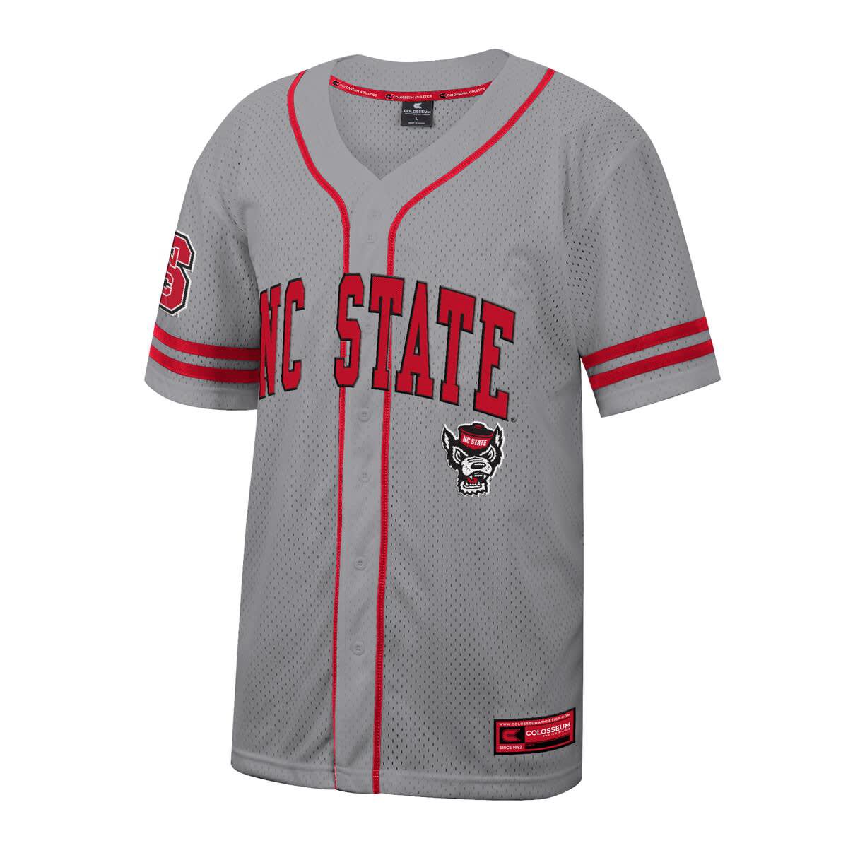 NCAA NC State Wolfpack Free Spirited Baseball Jersey