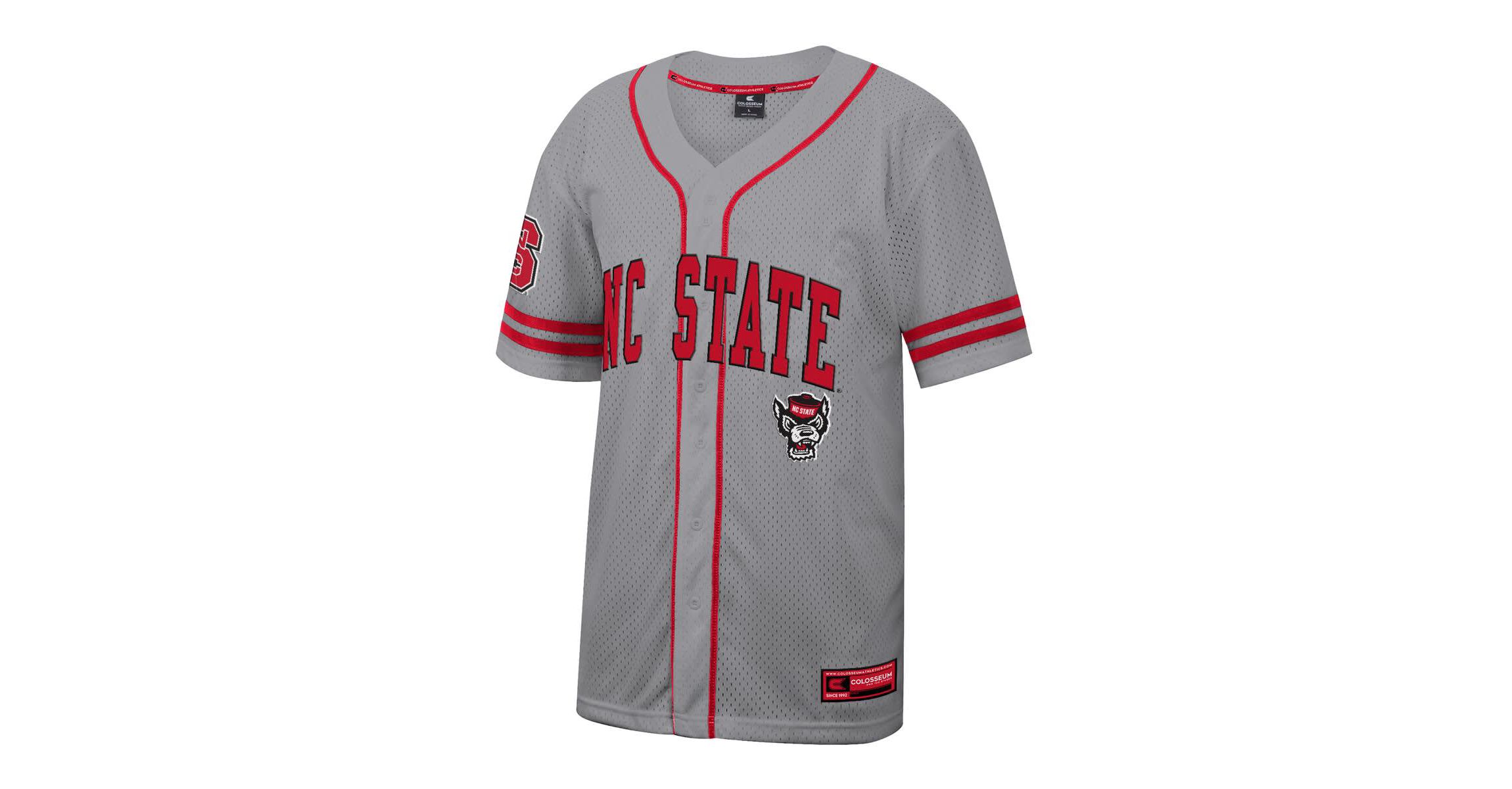 NCAA NC State Wolfpack Free Spirited Baseball Jersey