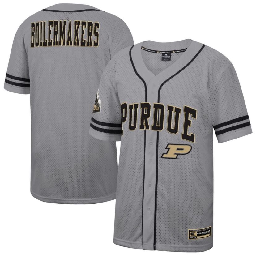 NCAA Purdue Boilermakers Free Spirited Baseball Jersey