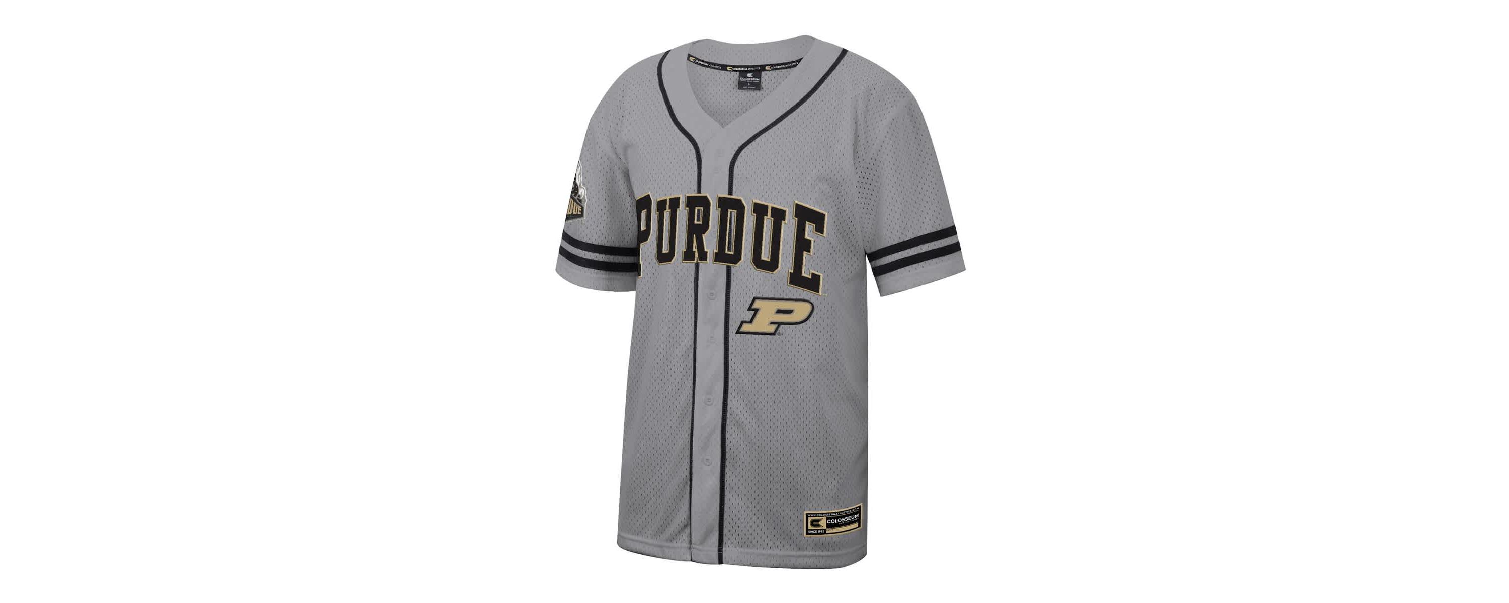 NCAA Purdue Boilermakers Free Spirited Baseball Jersey