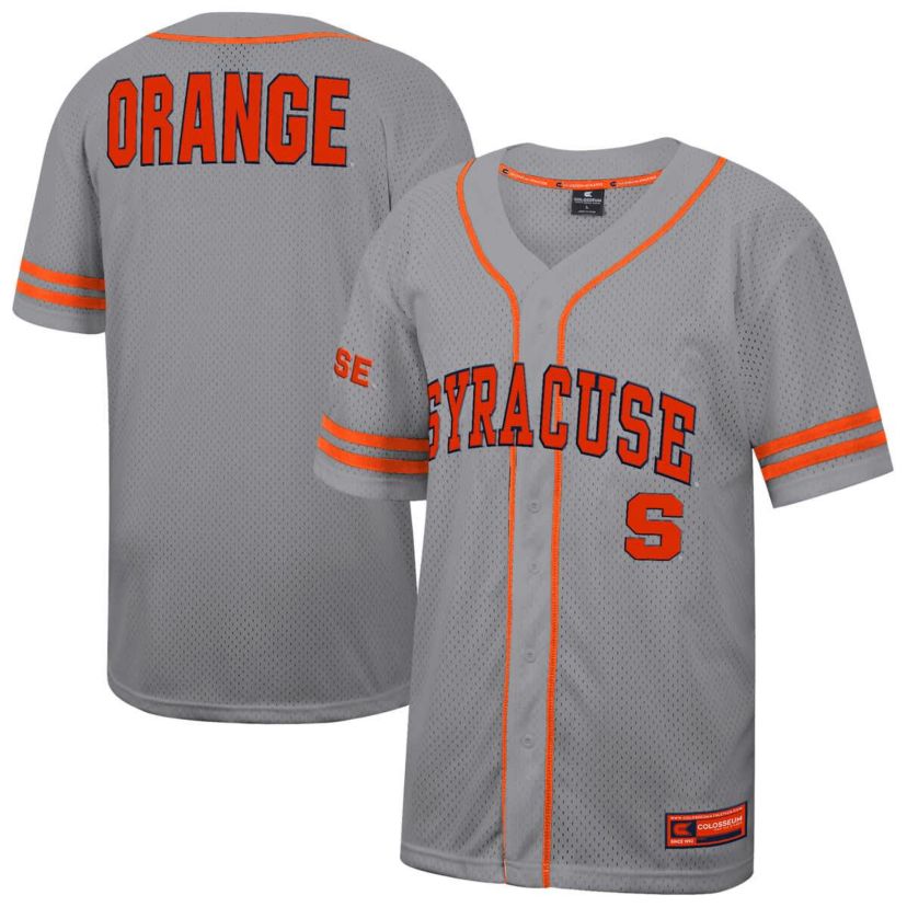 Syracuse Orange NCAA Syracuse Free Spirited Baseball Jersey