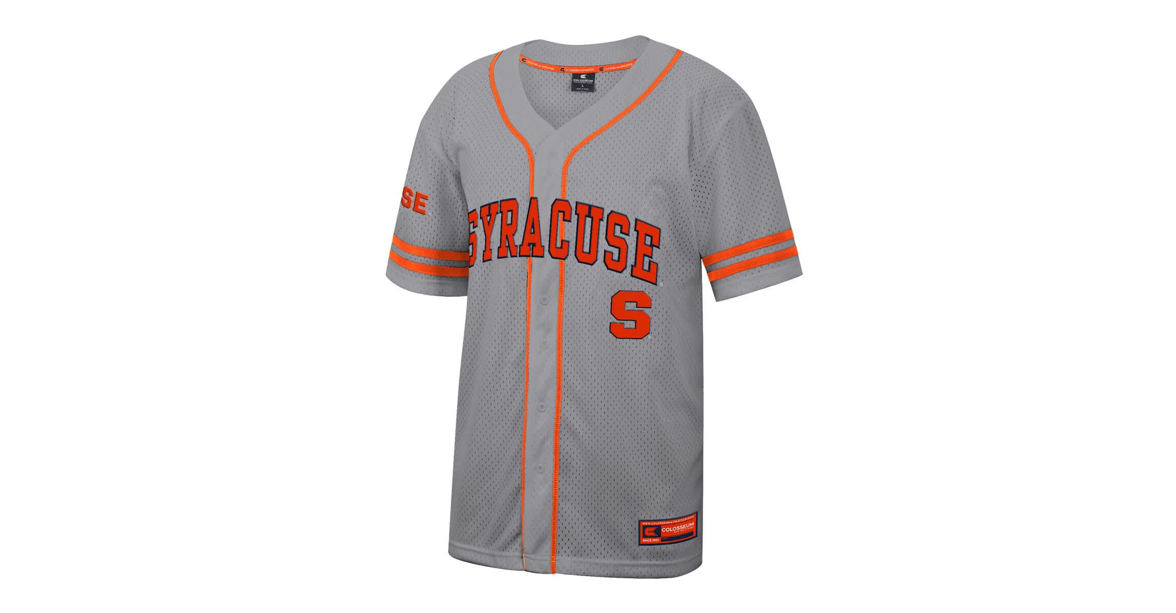 Syracuse Orange NCAA Syracuse Free Spirited Baseball Jersey