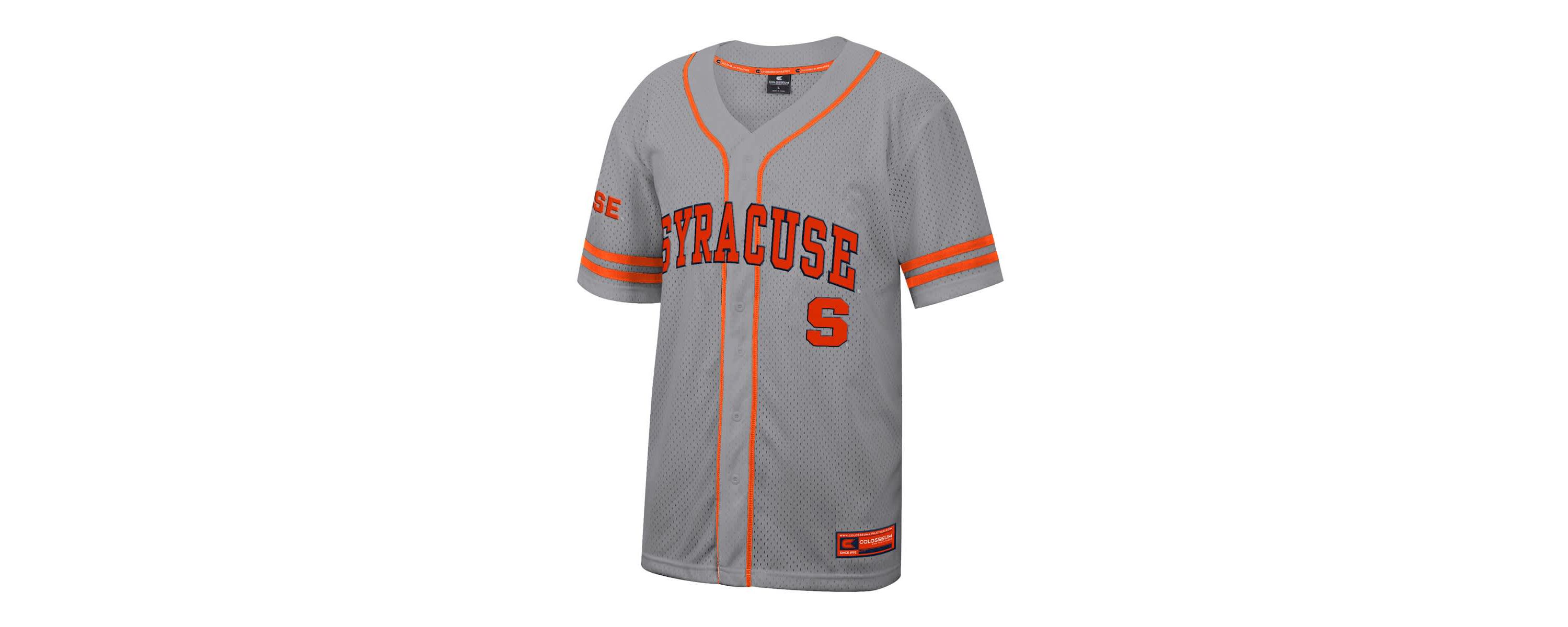 Syracuse Orange NCAA Syracuse Free Spirited Baseball Jersey