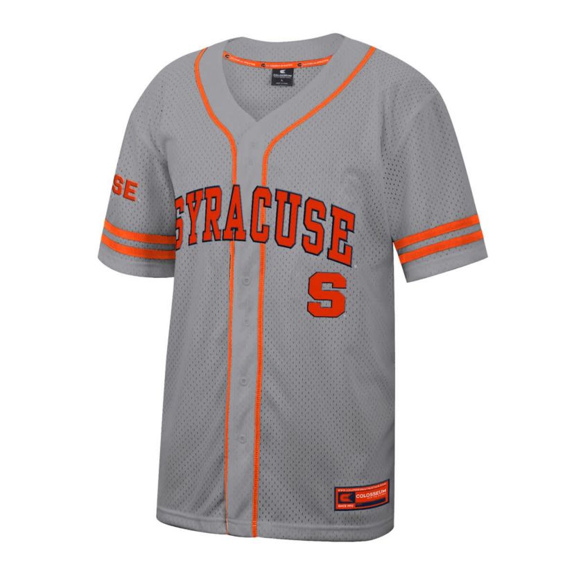 Syracuse Orange NCAA Syracuse Free Spirited Baseball Jersey