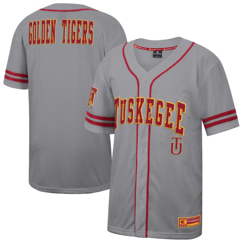 NCAA Tuskegee Golden Tigers Free Spirited Baseball Jersey