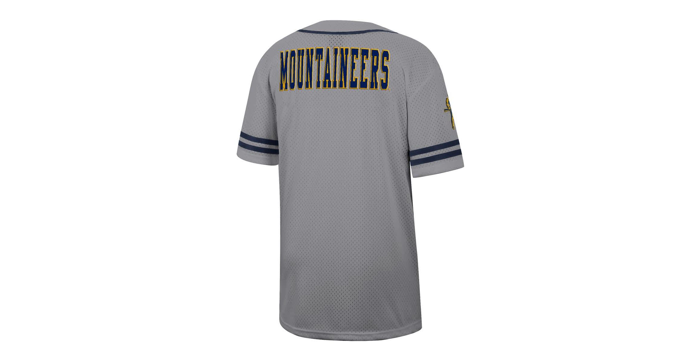 NCAA West Virginia Mountaineers Free Spirited Baseball Jersey