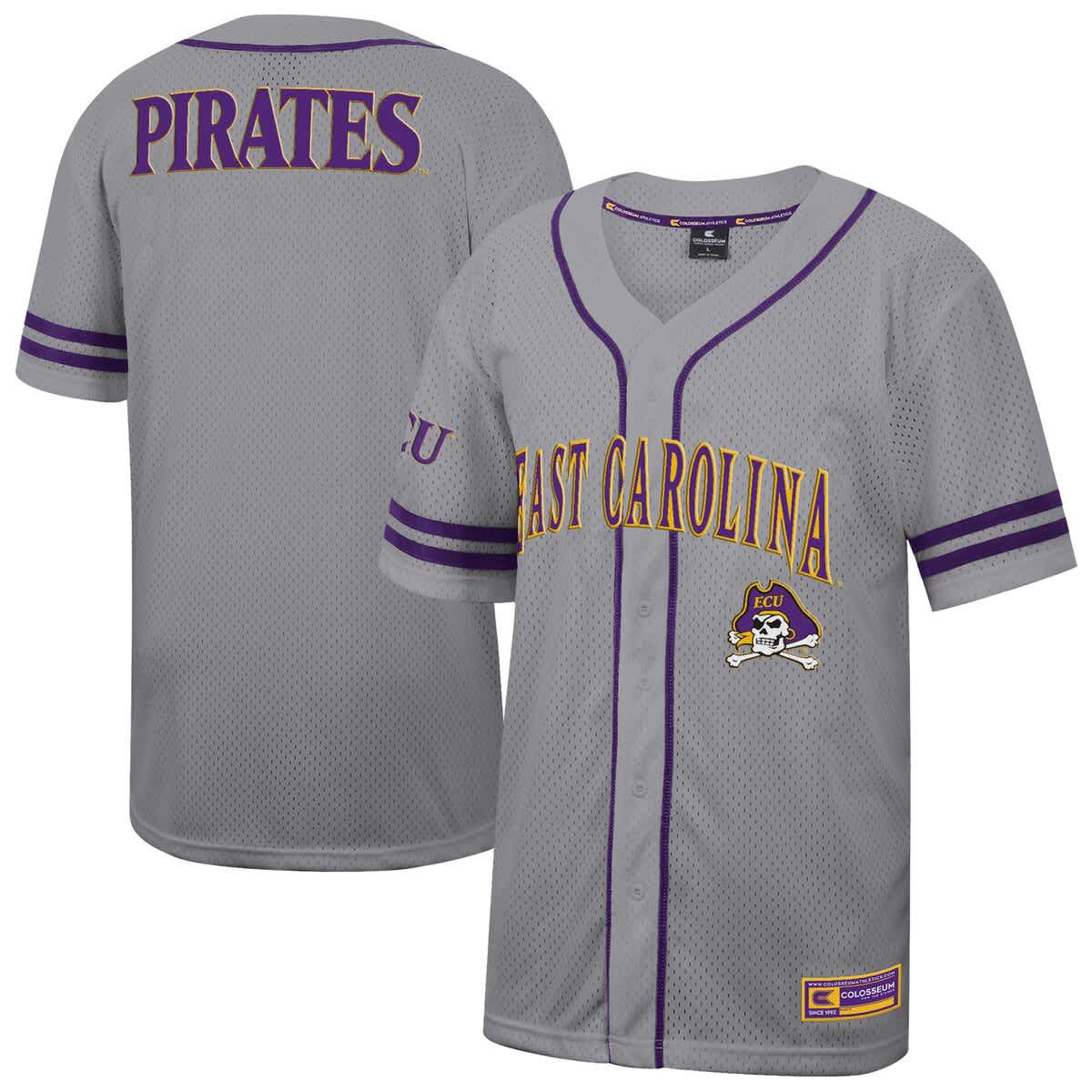 East Carolina Pirates NCAA ECU Pirates Free Spirited Baseball Jersey